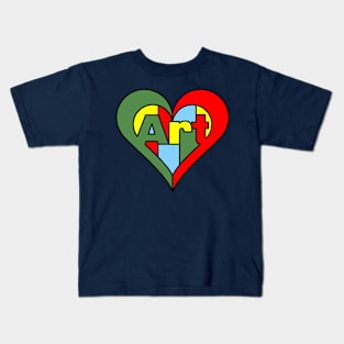 Art Heart Kids T-Shirt